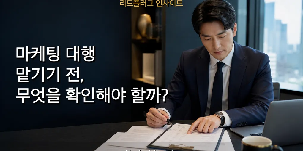 마케팅 대행 맡기기 전, 무엇을 확인해야 할까?
