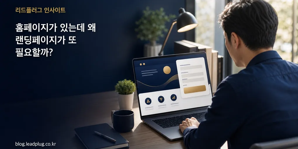 홈페이지가 있는데 왜 랜딩페이지가 또 필요할까?